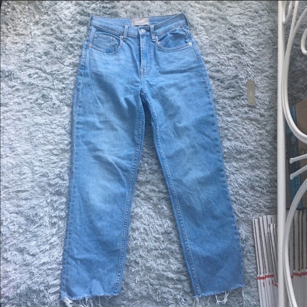 Everlane High Rise Straight Jeans